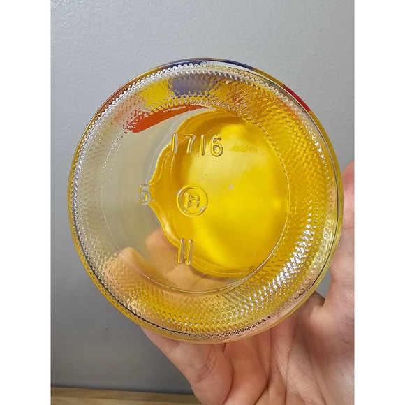 Vintage Brockway Glass Rainbow Lidded Glass Jar - Picture 5 of 8